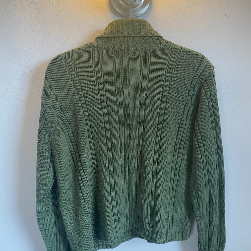 Green Knit Sweater - Picture 2 of 3